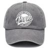 Printed logo baseball cap papa washed old cap outdoor sports sunscreen visor