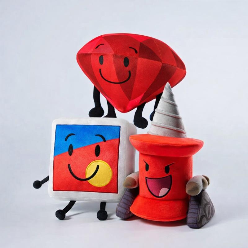 2026 Новая плюшевая игрушка BFDI Битва за Остров Мечты Мягкая плюшевая игрушка Милый мультяшный набивной кукла Подарок для детей Коллекция Декор комнаты
