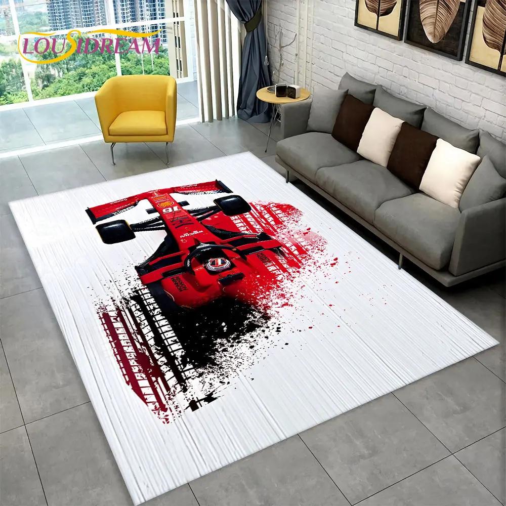 3D коврик для гоночного автомобиля, большой ковер для дома, гостиной, спальни, дивана, коврика, декор, детский кухонный нескользящий коврик для пола