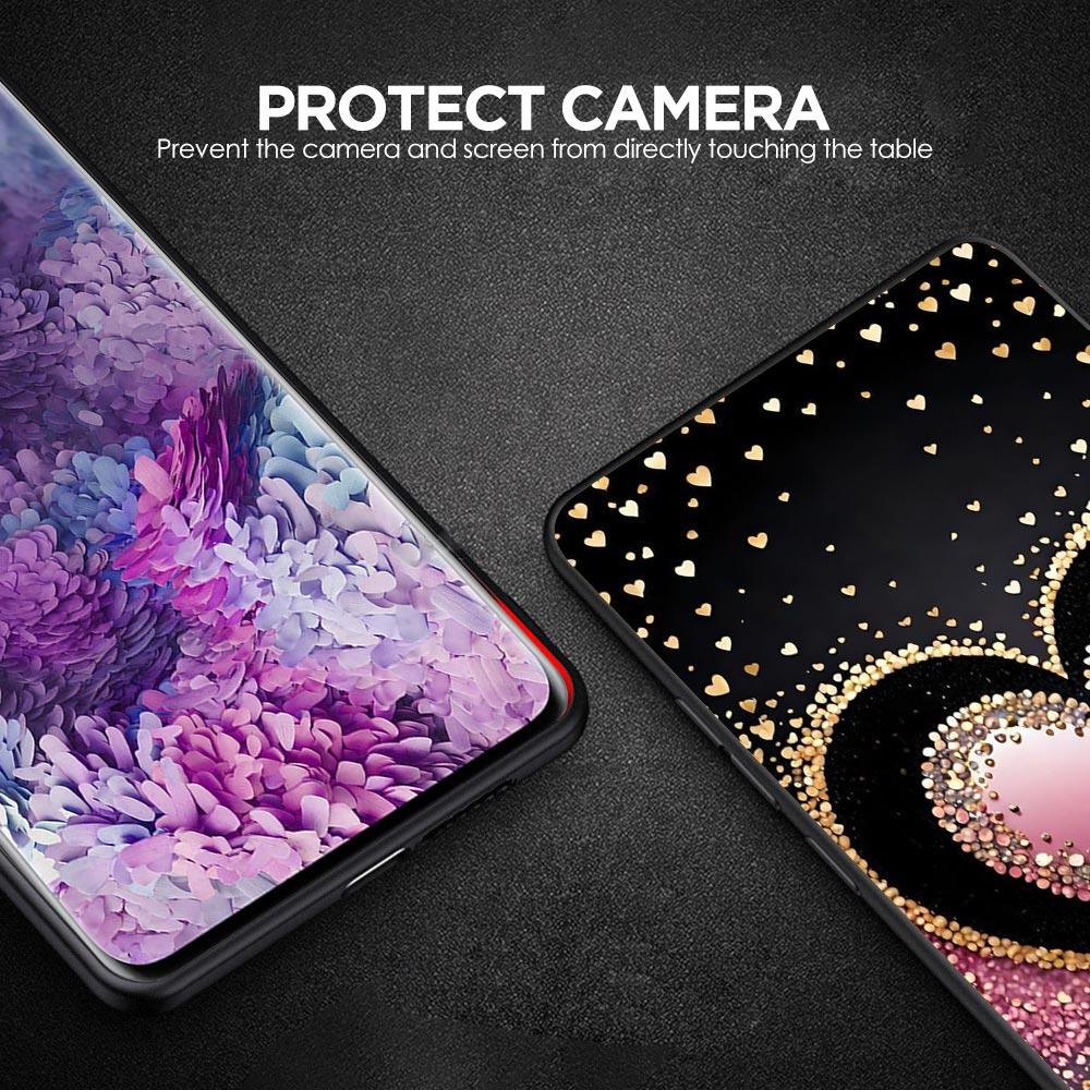 Colored Love Heart Printed Phone Case for Samsung Galaxy A55 A35 A17 A07 A15 A13 A25 A51 A71 A72 A73 A32 A52 A52S A41 Soft TPU