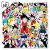 50 стикеров по японскому аниме Dragon Ball Goku: Креативные граффити для чемоданов, блокнотов, пеналов, холодильников