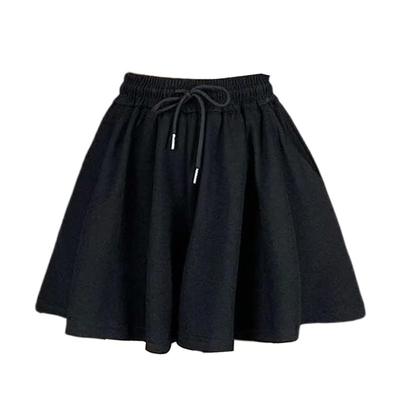 Мешковатые широкие шорты женские летние с высокой талией трапециевидной формы с пятиточечной юбкой брюки балетный стиль спортивные шорты модная женская одежда