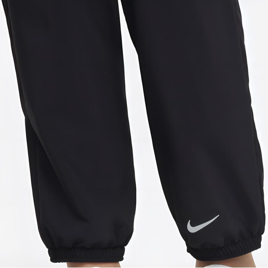 Nike Solid Color Drawstring Casual Jogger Knit Pants Kids Bottoms Black FN8371-010
