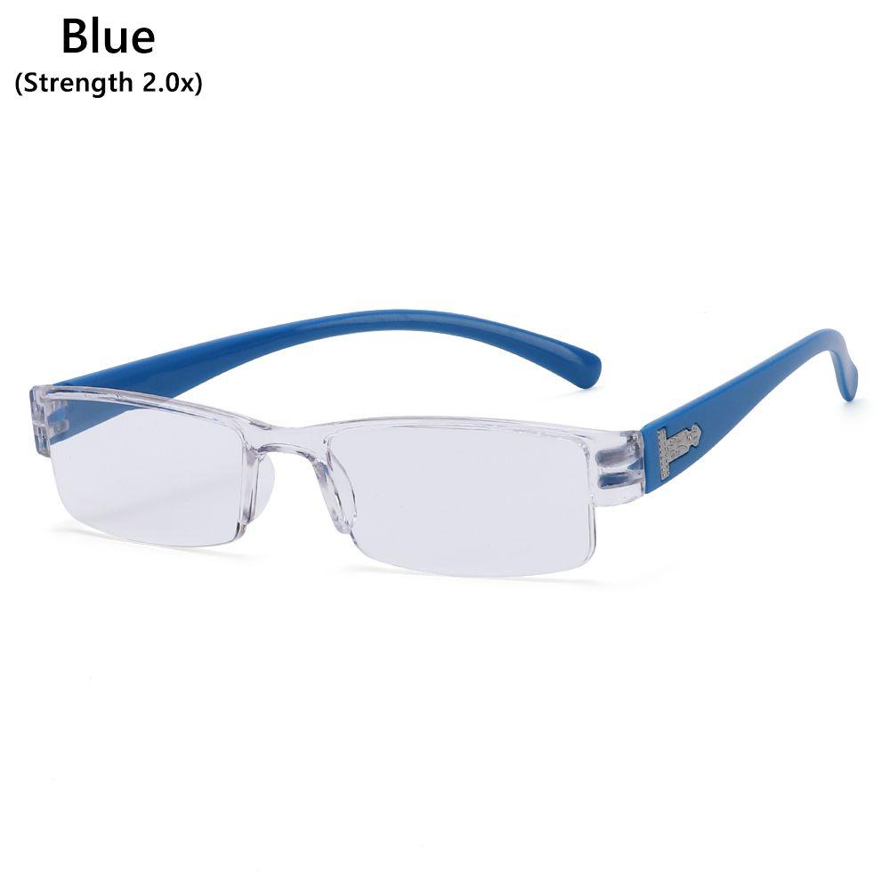 Korean Clear Lens Ultra-light Presbyopic Glasses Readers Eyewear Reading Glasses Half Frame