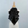 Large Bow Fake Collar Layered Decor Blouse Decorative Collar Detachable Ruffled Collar  Performance