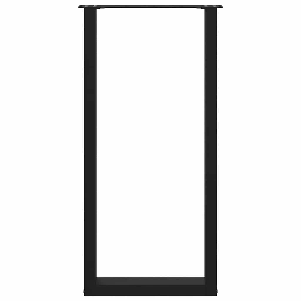 Vidaxl Nogi Do Stolika Kawowego, 2 Szt., Czarne, 40X(100-101) Cm, Stal