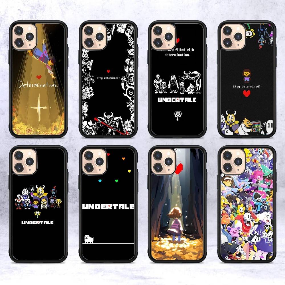 Горячий Чехол для Телефона По Игре U-UndertaleS Для iPhone 17 16 15 14 13 12 11 Pro Max Plus PC+TPU Ударопрочный Задний Чехол