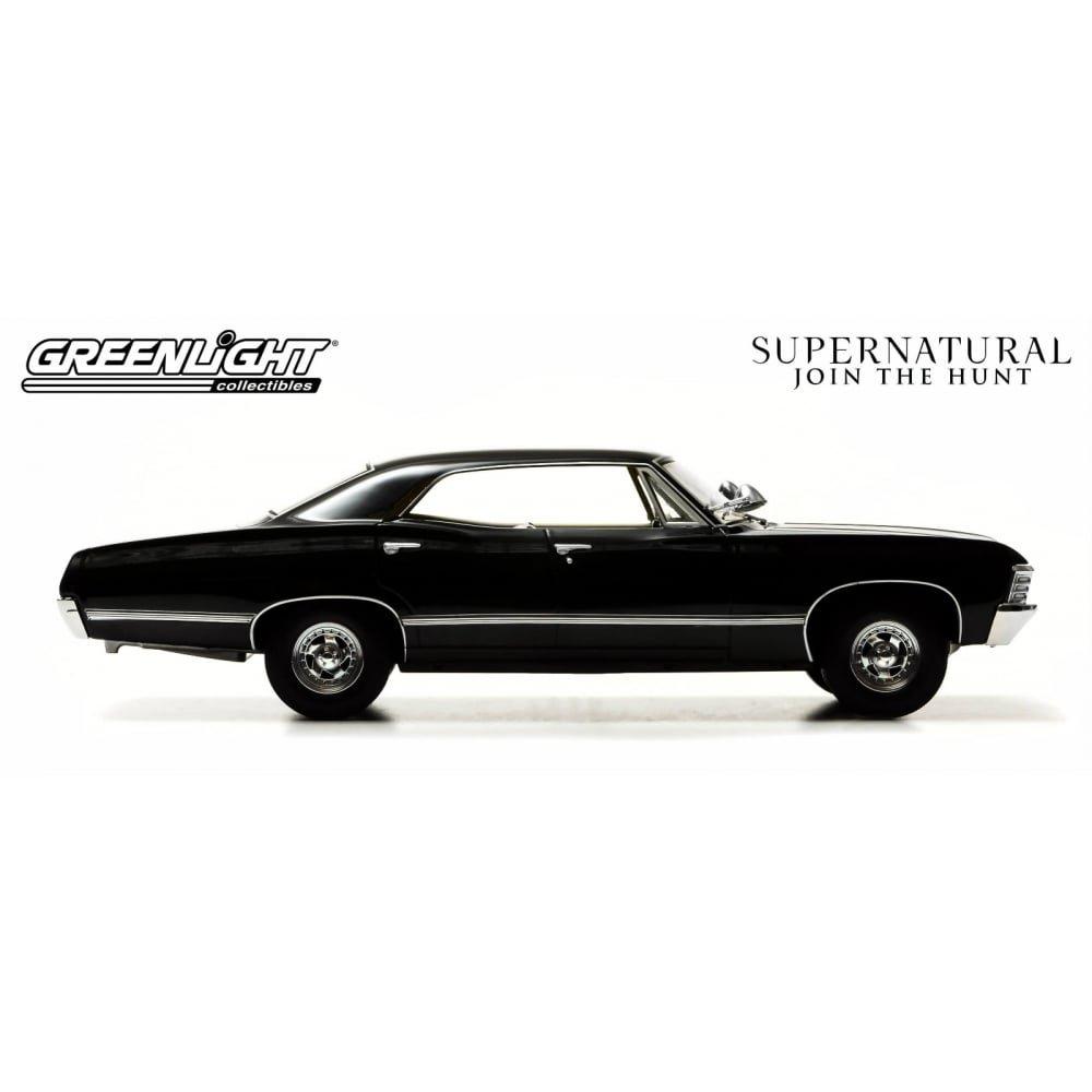 Greenlight 1967 Chevrolet Impala Sport Sedan Ohio License Plate Series 1/18 "Supernatural (TV 2005-)"
