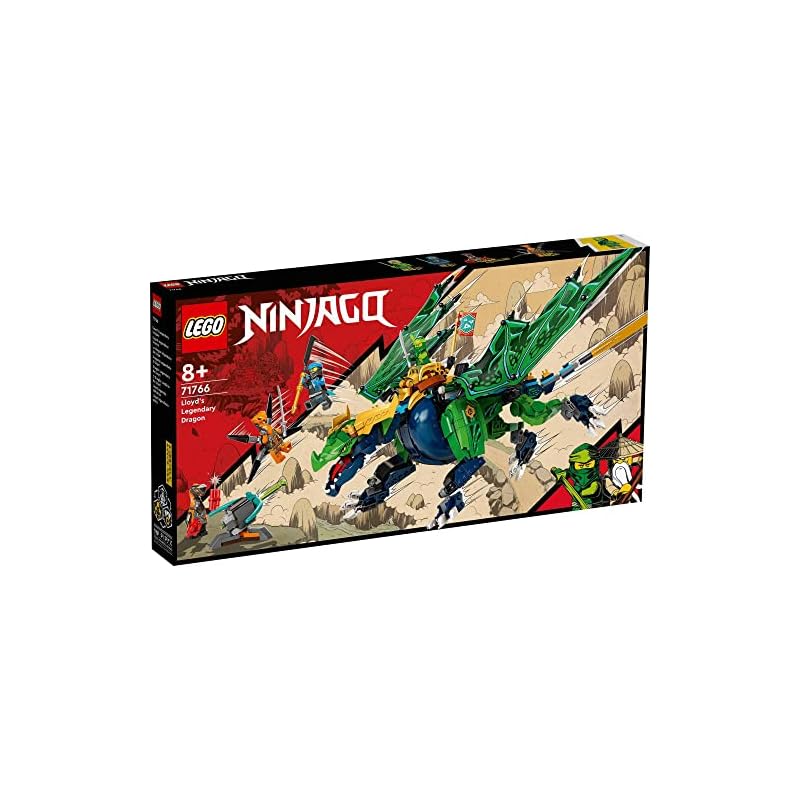 LEGO Ninjago Легендарный дракон Ллойда 71766 Игрушечный блок Подарок Дракон Ниндзя Мальчики Возраст 8 лет и старше