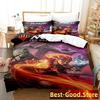 M-Magic The Gathering Bedding Set Cartoon Anime Three-Piece Set Adult Kid Bedroom Duvetcover Sets 3D Kawaii