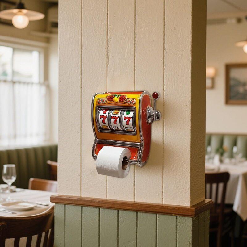 Новый держатель туалетной бумаги для торгового автомата можно снять для хранения бумажных полотенец