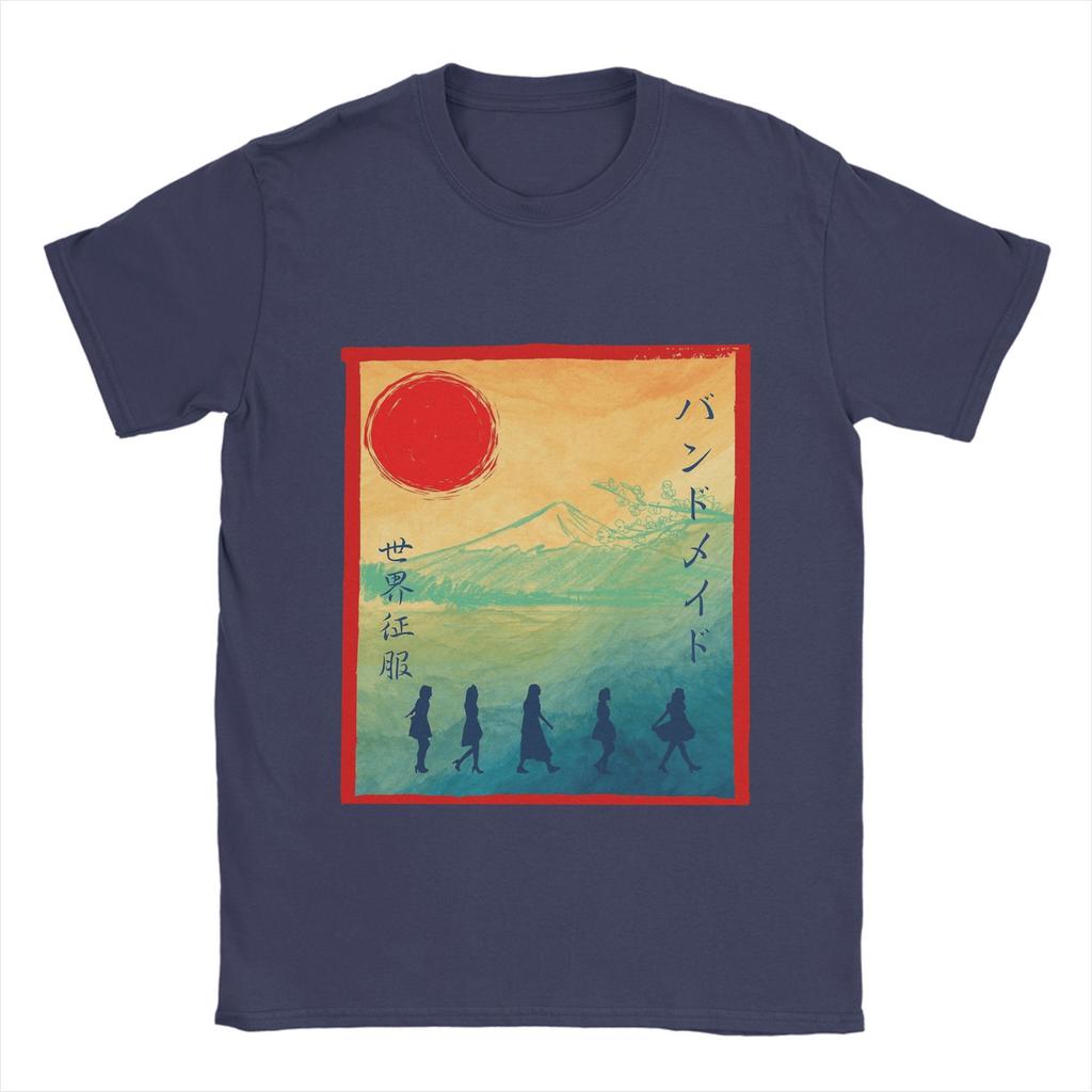 Band Maid band T Shirts Men's Pure Cotton Casual T-Shirt Round Collar Tee Shirt Short Sleeve Clothes Plus Size