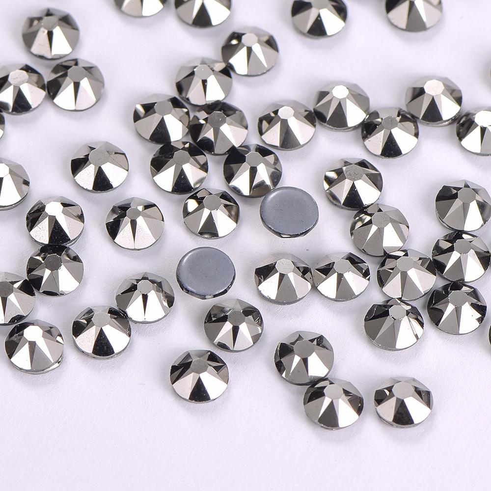 Strass Sewing Fabric Crystal Garment Hotfix Diamond Rhinestone Small Clear Flatback 70 Colors AB 8 Big and 8 Glass