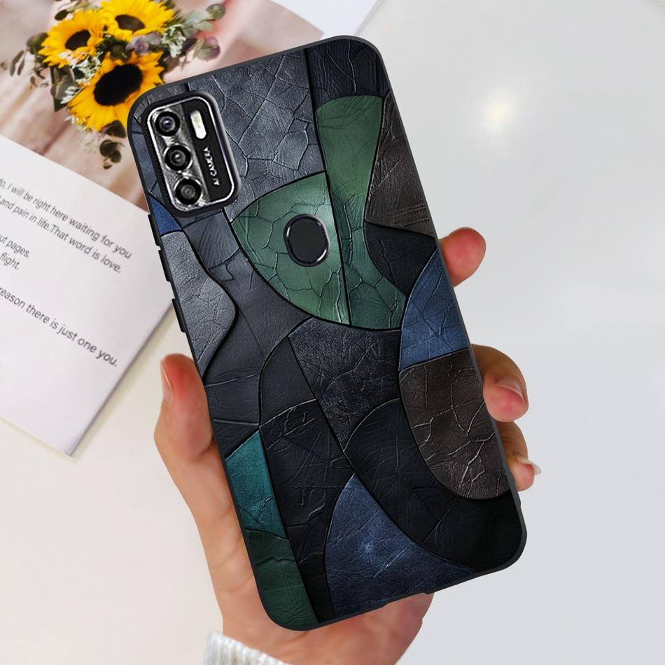 Для ZTE Blade A7s 2020 Чехол Zte A7020 Blade A7s 2020 Модный Крутой Рисунок Черный Силиконовый Мягкий Чехлы для Телефона
