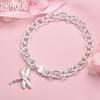 925 Sterling Silver AAA Zircon Dragonfly Pendant Bracelet Fashionable Wedding Jewelry