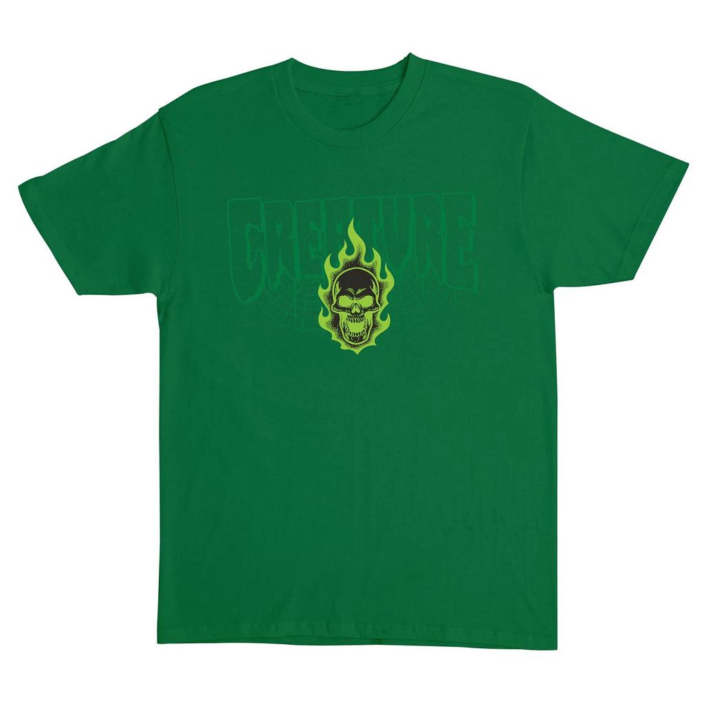 Футболка Creature Skateboards Bonehead 2 Relic Ирландский зеленый