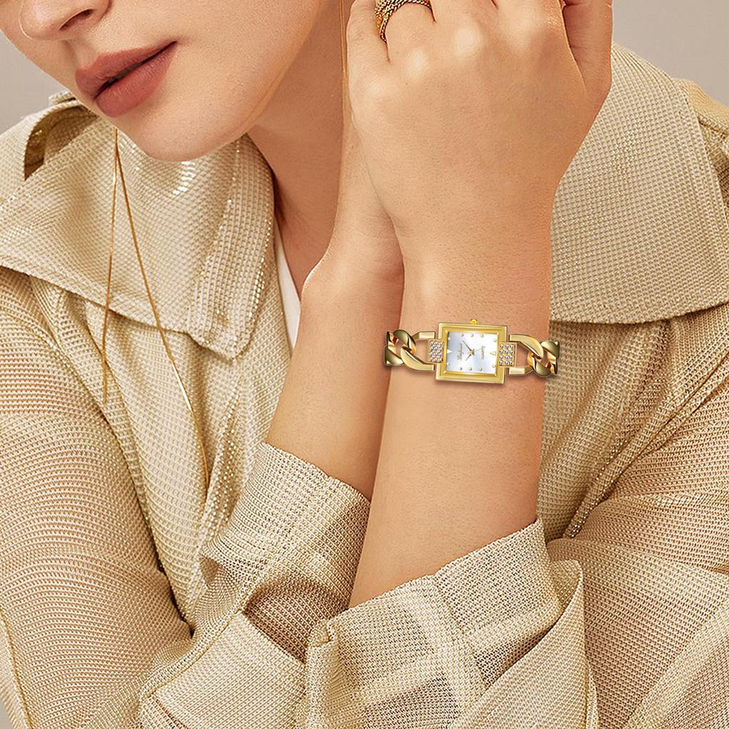 Cute Bracelet Analog Quartz Fashion Gold Perfect Gift for Day Women's Watch, Gold Waterproof, Display, Watch, Watch, - Birthdays, Anniversaries,