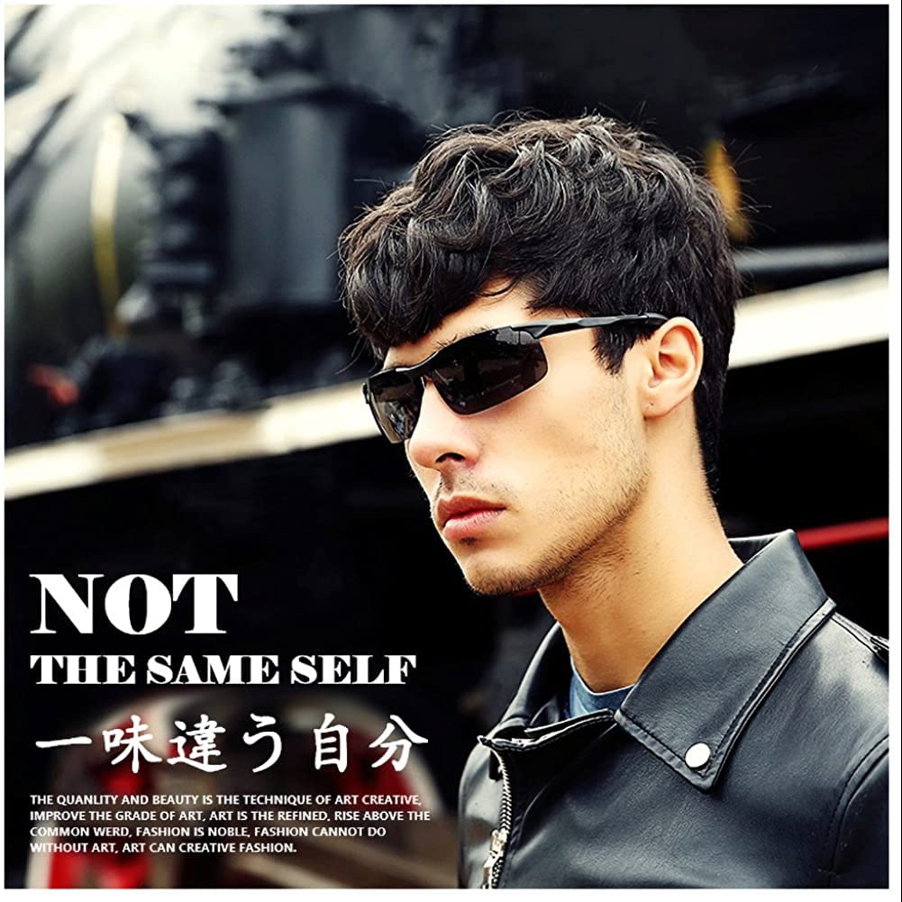 Поляризованные спортивные поляризованные ультра легкие UV400 UV [Glazata] солнцезащитные очки, очки, металл, защита, для вождения/бейсбола/велосипеда/ночью