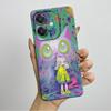 For OPPO A3 4G Phone Case A40 A40m CPH2669 CPH3669 Soft Silicone Sweet Painted Funda Coque Cartoon Printed Protective Back Cover