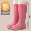 Goodlooking rain shoes women's fashion out short rain boots thicksoled nonslip waterproof shoes