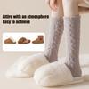 Fuzzy Socks for Women Knee High Fluffy Stockings Soft Warm Cozy Slipper Socks Plush Winter Long Floor Socks