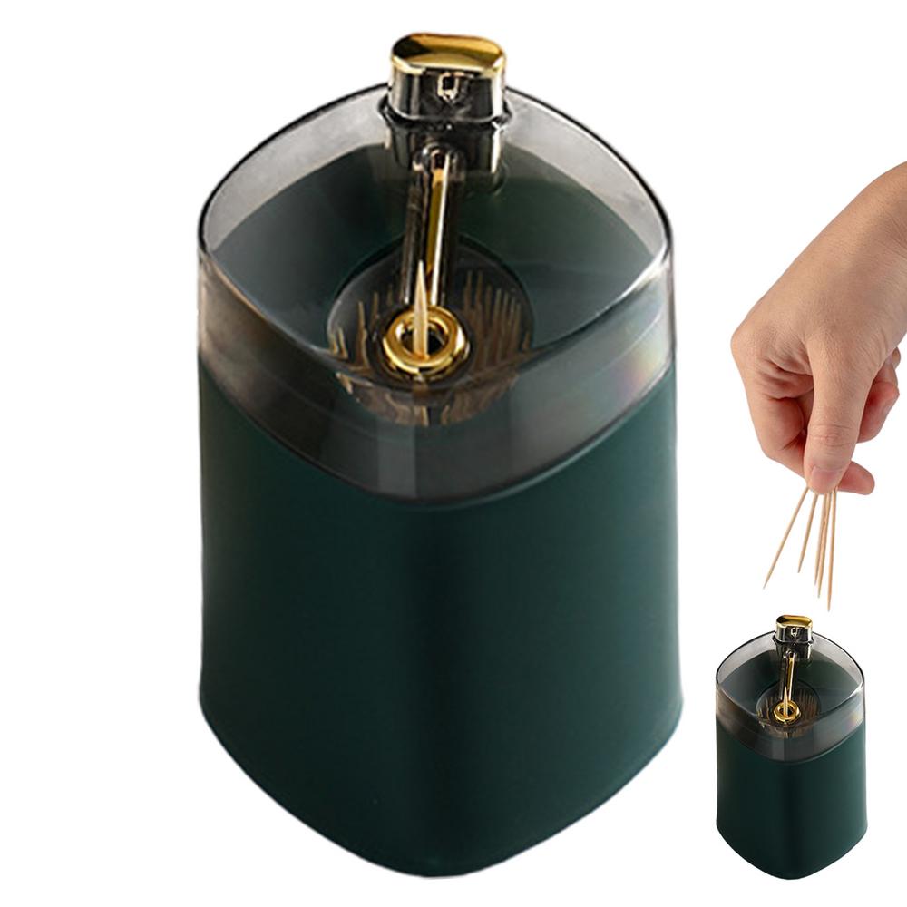 Автоматический держатель для зубочисток Диспенсер для хранения зубочисток Коробка-держатель для зубочисток Раскладной автоматический держатель для зубочисток Канистра для зубочисток