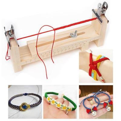Деревянный браслет Jig со шкалой Регулируемая длина браслет Maker Kit DIY Hand