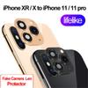 Защитная пленка для iPhone XR X Замена на iPhone 11 Pro Max Поддельная наклейка на объектив камеры