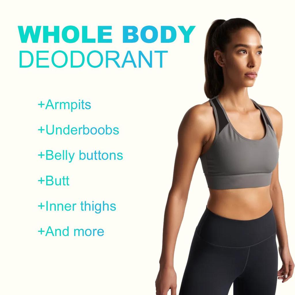 Дезодорант-карандаш с лемонграссом - обеспечивает длительную защиту от запаха и пота, увлажняет и успокаивает кожу - подходит для женщин, 40 г