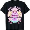 Axolotl Kawaii Baphomet Pastel Goth Cute Creepy Nu Goth T-Shirt