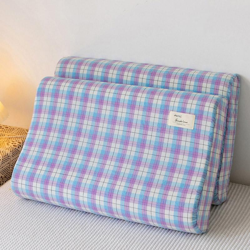 Наволочка из цветного хлопка, стираного хлопка, латекса, детская, 30x50, наволочка из хлопка для младенцев, 27x44, наволочки с эффектом памяти