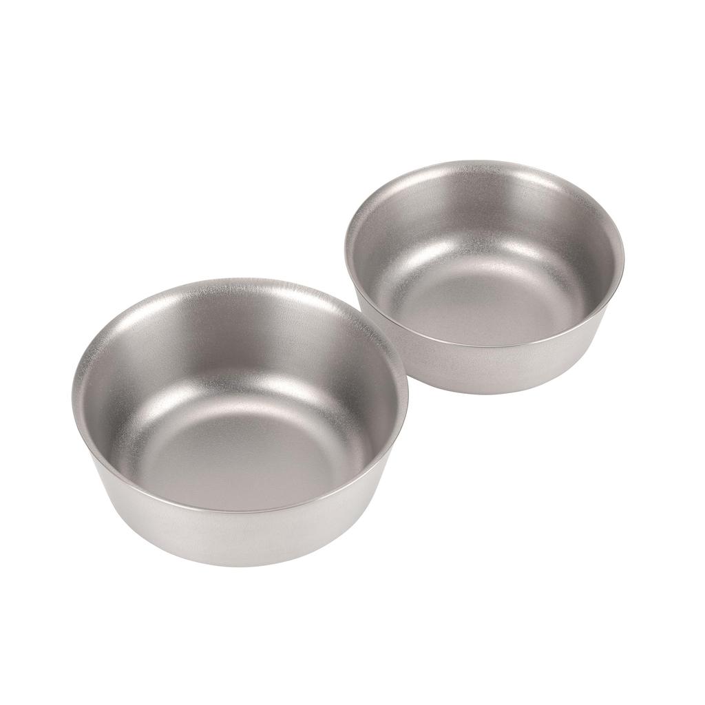 Snow Peak Titanium Double Bowl 600 TW-241, Ideal for Camping and Outdoors, Double-Layered