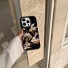 Высококачественный чехол для телефона с золотой рыбкой Кои на удачу для iPhone 17 Air 16 e 15 14 13 12 11 Pro Max Plus Mini SE Красивый блестящий чехол