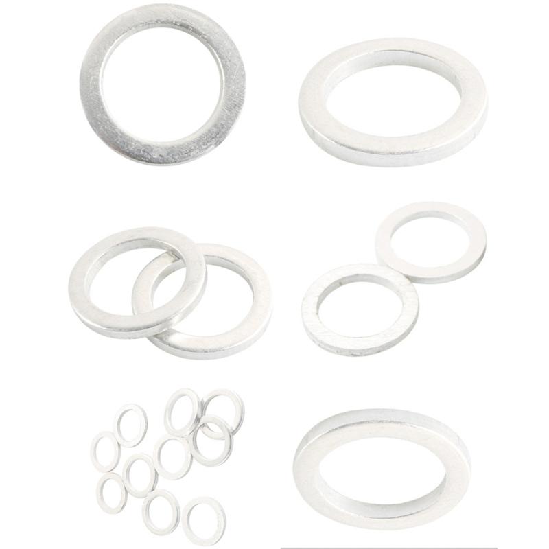 50 шт. прокладка для сливной пробки моторного масла алюминиевые шайбы кольца 21513-23001 автомобильные аксессуары сменная шайба прокладка