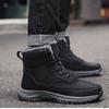 NeW Men Winter Snow Boots For Waterproof Leather Sneakers Super Warm Men's Boots Outdoor Male Hiking Boots Work Shoes Size 39-48