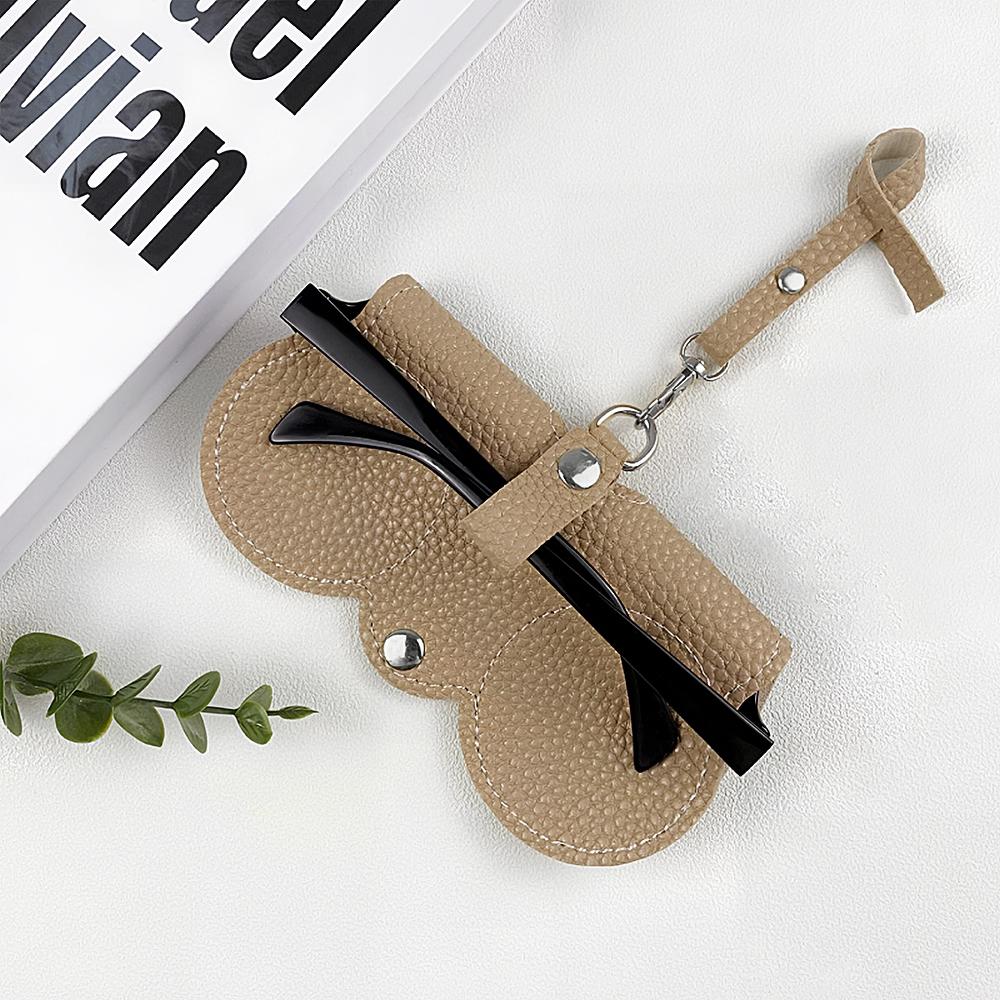 Новый Чехол для Очков Для Чехол Кожаный Полихромный Портативный Легкий Подвесной Защитный Сумка для Хранения Солнцезащитных Очков Дорожный Аксессуар