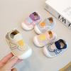 Baby Shoes Anti-slip Breathable Infant Crib Floor Socks with Rubber Sole for Children Girls Boys Mesh Shoes Soft Bottom