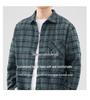 Z974 Retro Japanese Men's Loose Plaid Shirt - Spring/Summer Casual Work Jacket