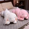 Cartoon Soft Lying Bunny Doll Plush Toy Pink Bunny Doll Girl Company Soothing Doll