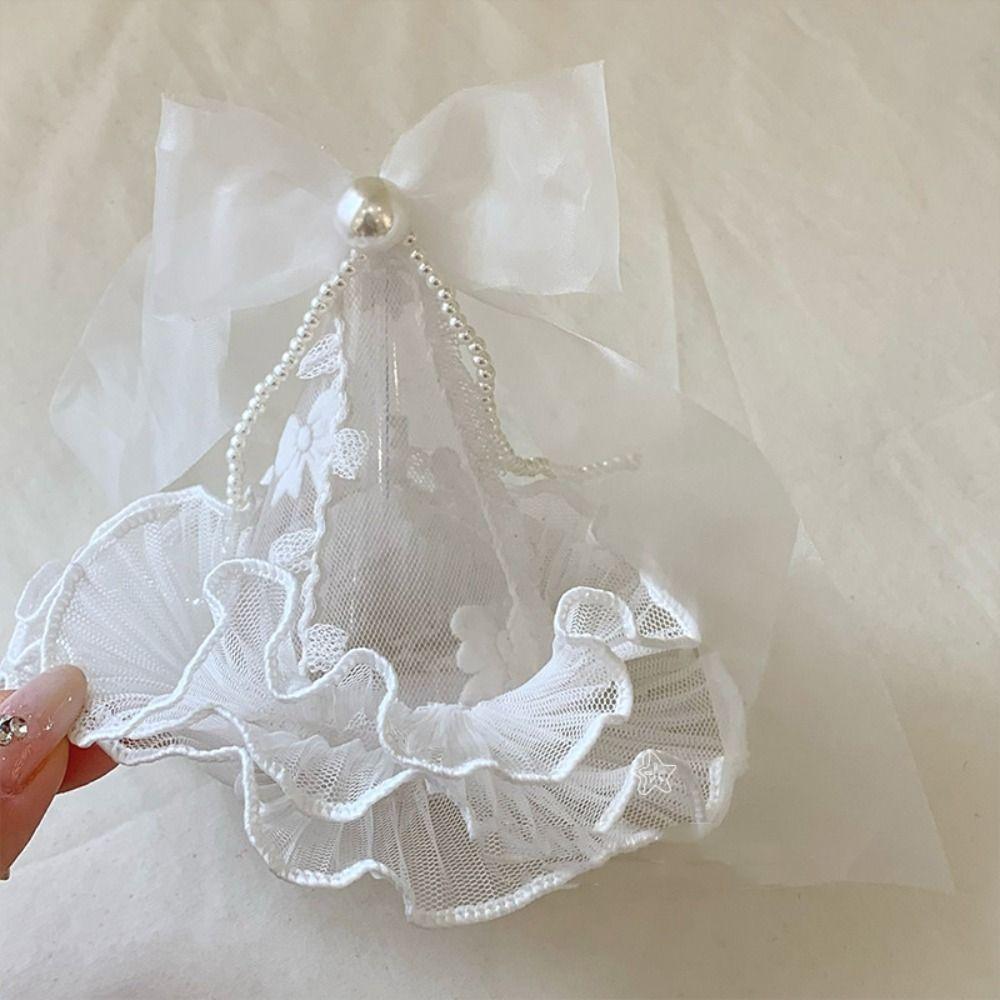 Bow Birthday Crown Embroidery Birthday Cap Cute Birthday Hat Hairpin  Birthday Decoration