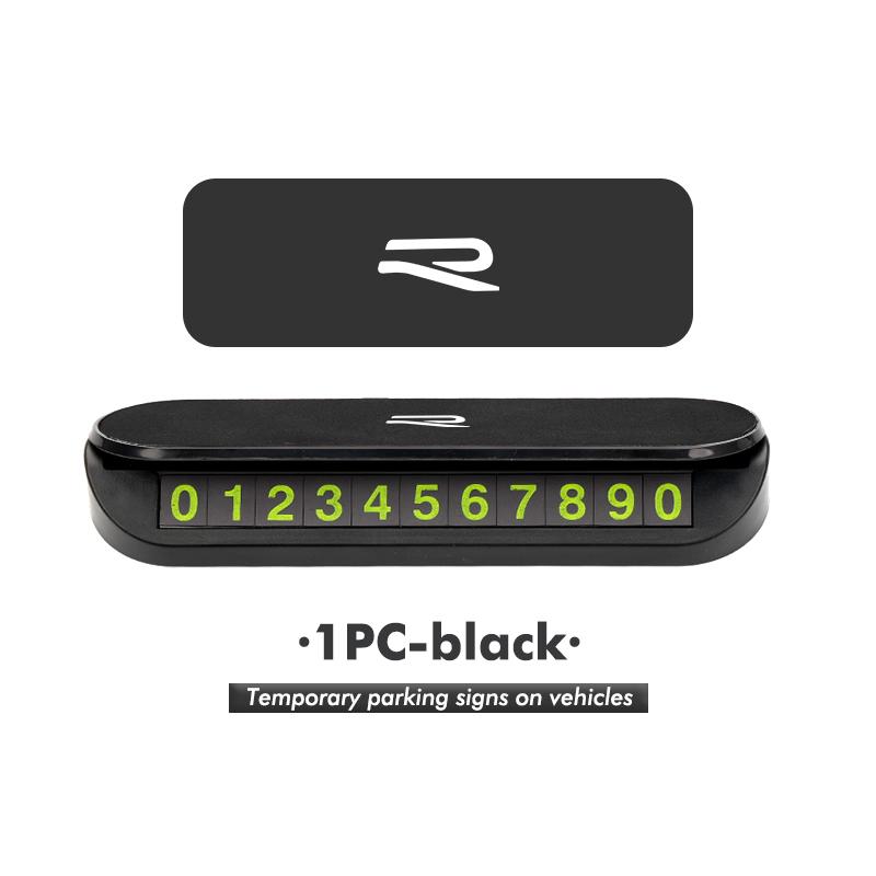 RSQ1 Valve Stems Caps Car Phone Number Card Temporary Parking Card Plate Number For Volkswagen VW Jetta Golf4 5 6 Beetle CC B5 B6 B7