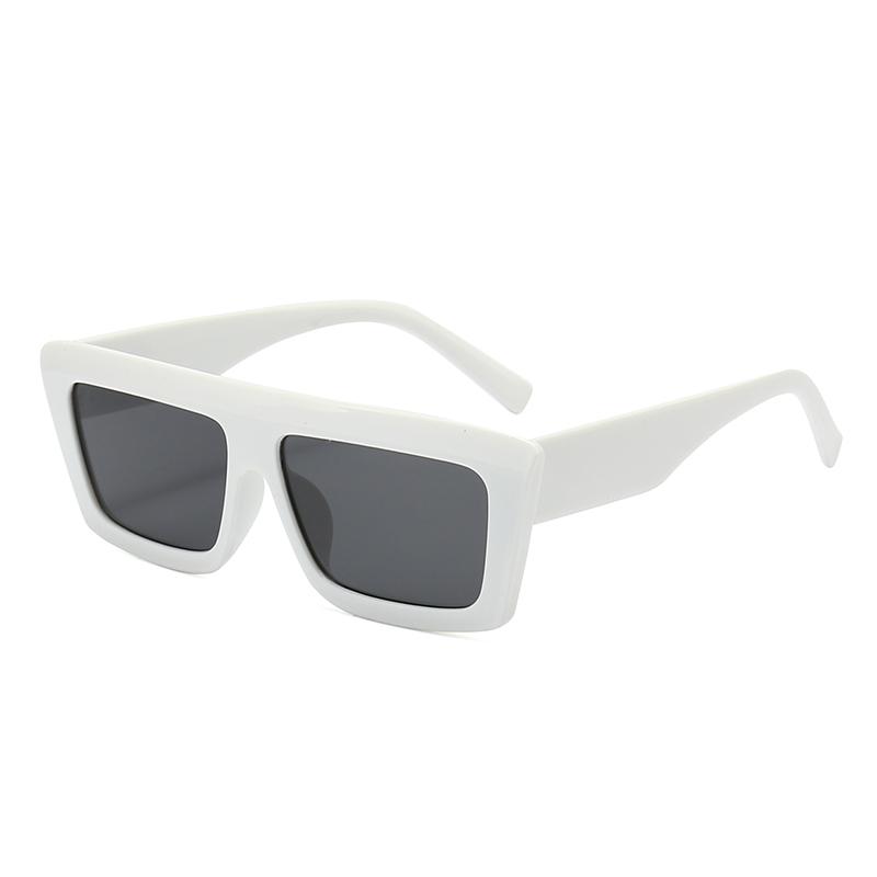 New Internet Celebrity Square Frame Slimming Fashion Trendy Retro Versatile Sunglasses For Women 5359