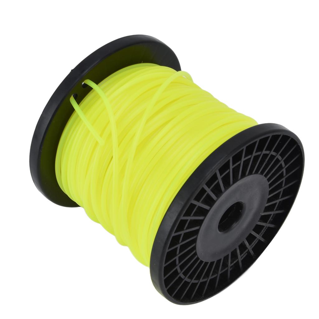 Триммерная леска 3,0 мм, круглая желтая триммерная леска, профессиональная леска для прополки растений для большинства газонокосилок