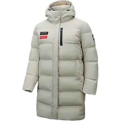 Серия Тренировки Спортивный Повседневный Простой Однотонный Худи на Молнии Теплая Свободная Пуховая Куртка Женская Верхняя Одежда Дюнно-Серый 162517906-1