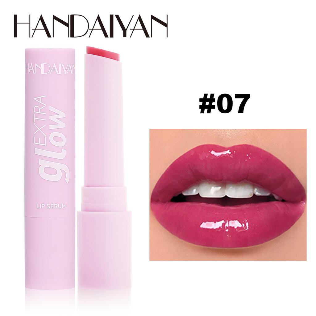 HANDAIYAN Moisturizing Solid Lip Gloss Water Light Mirror Lip Gloss Red Moisturizing Lipstick