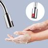 Portable Sensor Faucet Long Battery Life ABS Automatic Grey Infrared Sensing Water Saving Tap for Kitchen