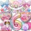 MON teriar Wonderful Precure Birthday Последний Precure Оригинальный набор воздушных шаров Воздушный шар с цифрой Воздушный шар с цифрой Wanpuri Wonderful Precure Girl Balloon