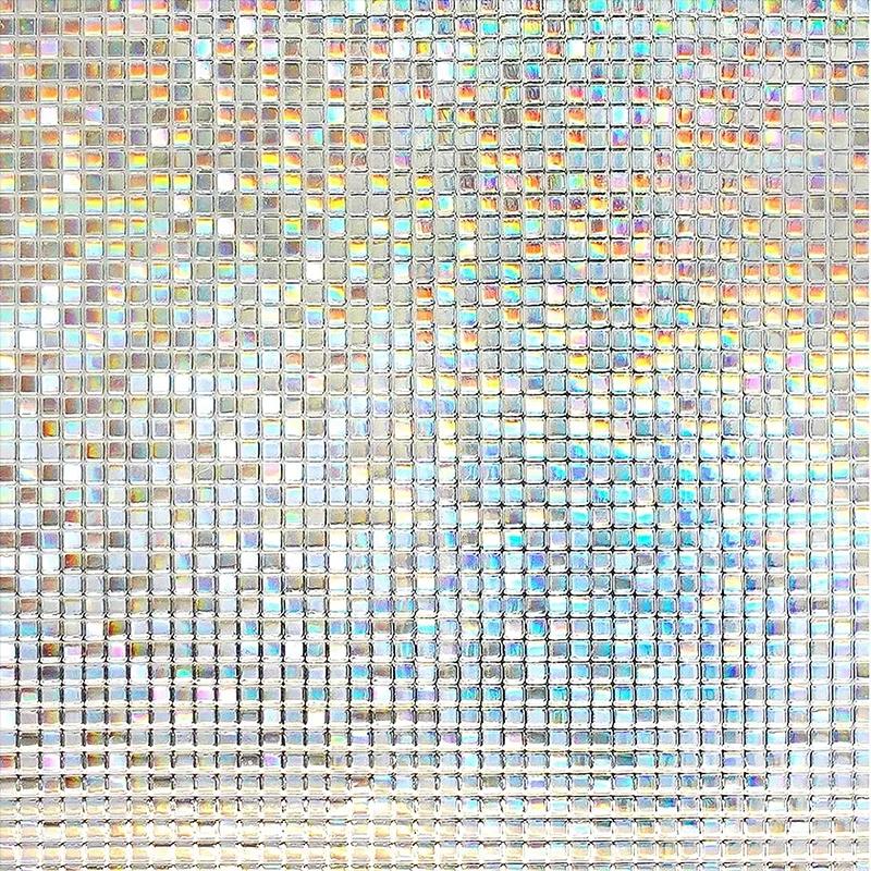 3D витражная пленка для окон, антибликовая виниловая радужные наклейки для конфиденциальности, клейкие статические наклейки для душа, матовое украшение для окон