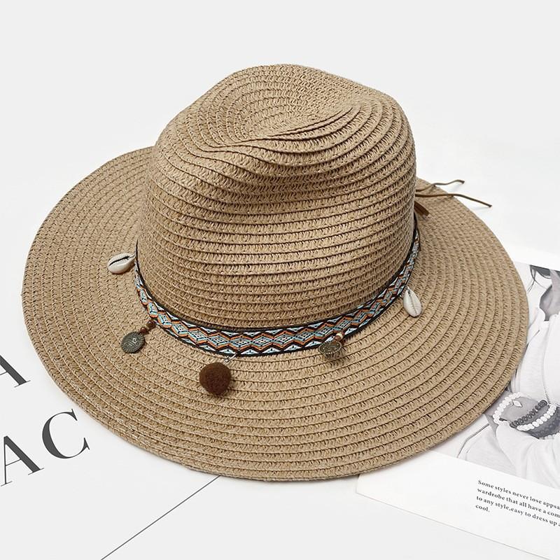 Женская соломенная шляпа весна-лето, дышащая, рыболовная шляпа, пляжная, солнцезащитная, для отдыха на пляже