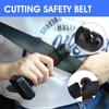 Car Assist Handle Window Glass Breaker Seat Safety Belt Cutter for Elderly, Safety Hammer Car Emergency Rescue Kit  Escape Tool